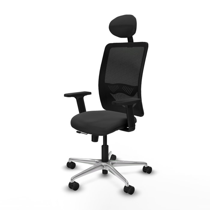 PIQUERAS Y CRESPO Silla de oficina Zulema con mecanismo Sincro/Traslack, Gris oscuro y Negro PIQUERAS Y CRESPO Silla de oficina Zulema con mecanismo Sincro/Traslack, Gris oscuro y Negro