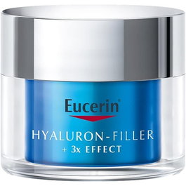 Eucerin Hyaluron-Filler + 3X Effect Soin De Nuit Booster D'Hydratation Gel-Crème 50ml