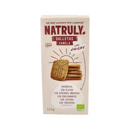 NATRULY Galletas De Canela 125Gr. Bio Sin Gluten Orgánico