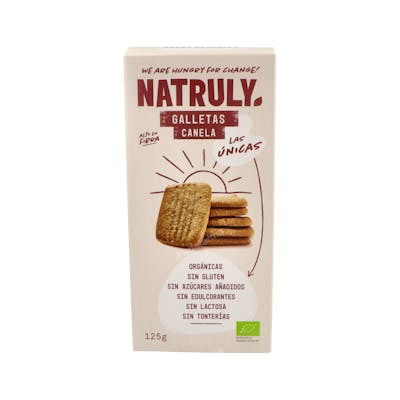 NATRULY Galletas De Canela 125Gr. Bio Sin Gluten Orgánico