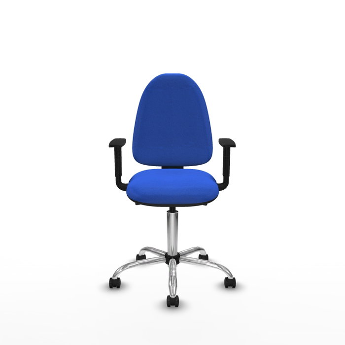 PIQUERAS Y CRESPO Silla de oficina Aýna Azul con mecanismo Asincro