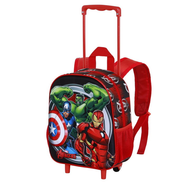 Karactermania Mochila 3D con Ruedas Los Vengadores Almighty Rojo