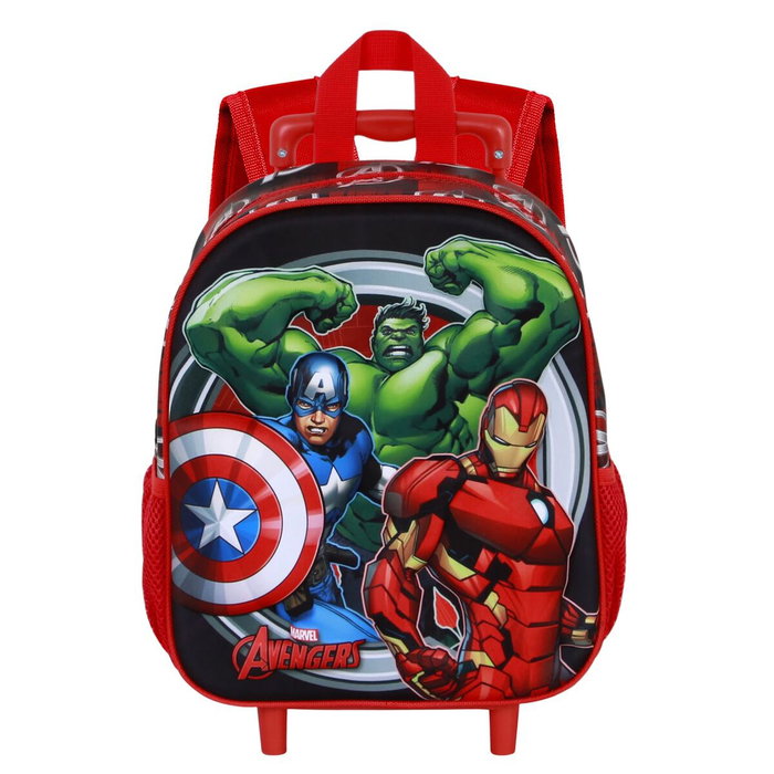Karactermania Mochila 3D con Ruedas Los Vengadores Almighty Rojo