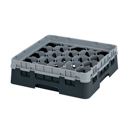 CAMBRO Cesta de lavado de 20 compartimentos Negro