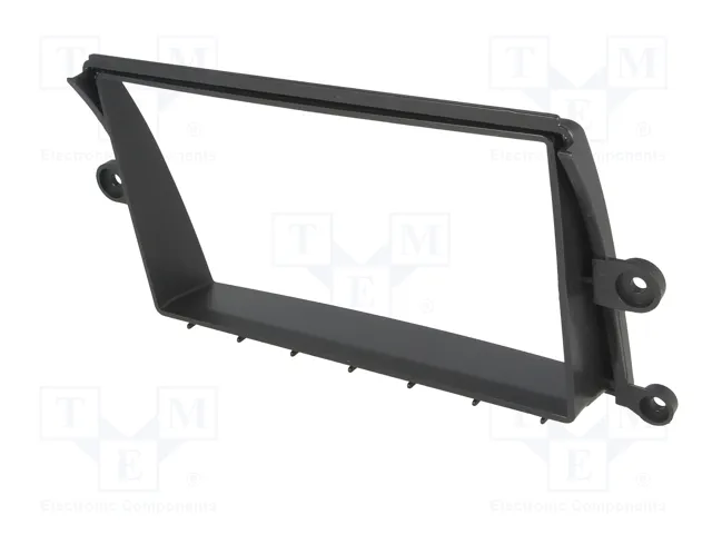 ACV Bastidor de montaje de radio para Mitsubishi 2 DIN, Negro