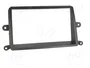 ACV Bastidor de montaje de radio para Mitsubishi 2 DIN, Negro