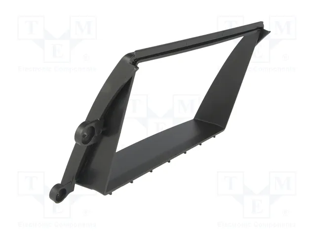 ACV Bastidor de montaje de radio para Mitsubishi 2 DIN, Negro
