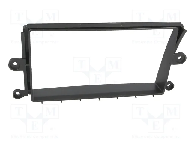 ACV Bastidor de montaje de radio para Mitsubishi 2 DIN, Negro