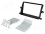 ACV Bastidor de montaje de radio para Mitsubishi 2 DIN, Negro