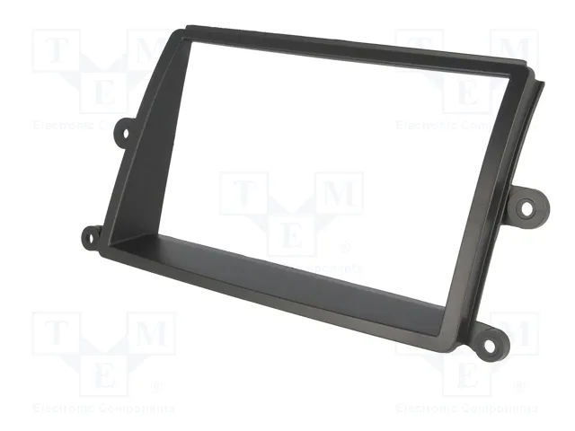 ACV Bastidor de montaje de radio para Mitsubishi 2 DIN, Negro