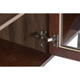 DKD Home Decor Buffet KITH MDF y Cristal Marrón Oscuro