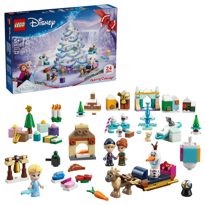 LEGO 43273 Disney Frozen Adventskalender 2025 Juego de construcción 231 piezas 5+ años