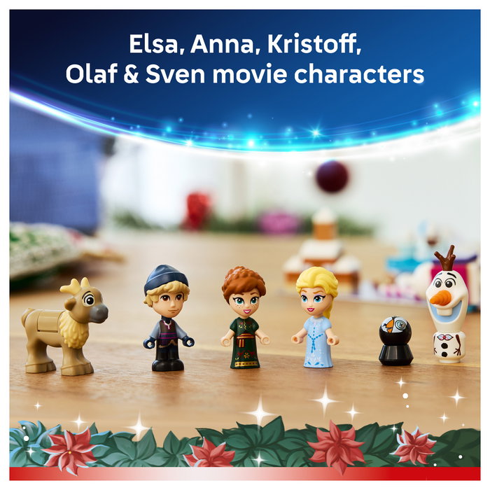 LEGO 43273 Disney Frozen Adventskalender 2025 Juego de construcción 231 piezas 5+ años