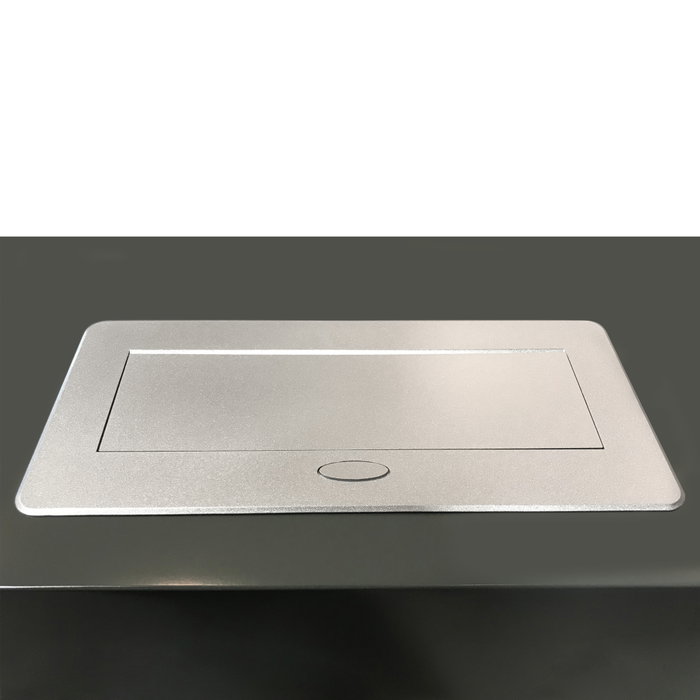 Emuca Multiconector para escritorio Atom 26 Lite Gris metalizado