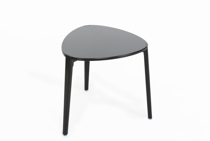 Inde Mesa de Centro de Madera, Negro, 48,9 x 54,3 x 7,7 cm (4 Unidades)
