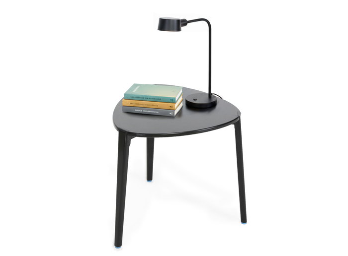 Inde Mesa de Centro de Madera, Negro, 48,9 x 54,3 x 7,7 cm (4 Unidades)