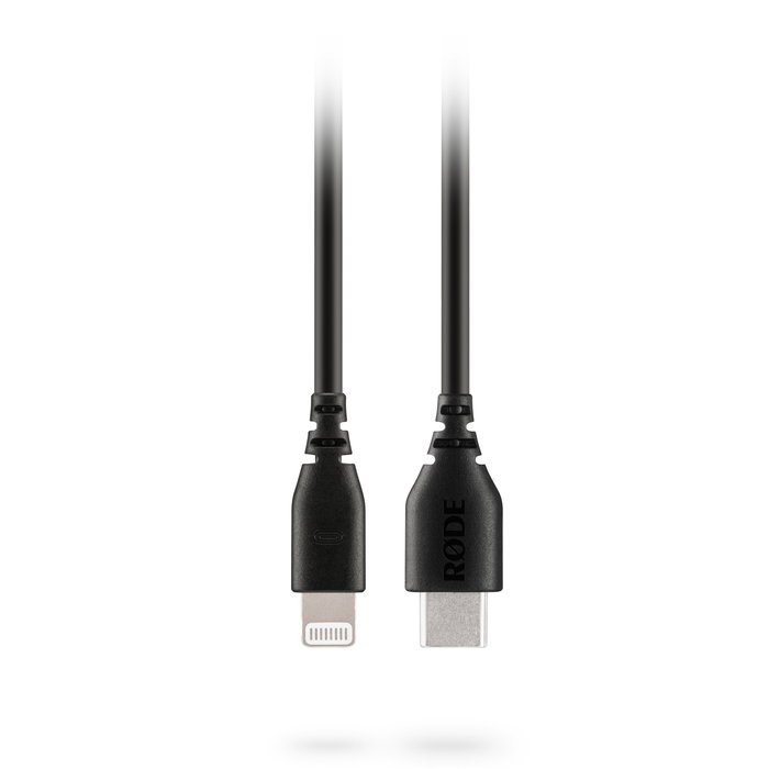 RODE SC21 Cable Lightning a USB-C 30 cm para Micrófonos RODE Wireless GO II y AI-Micro a iOS RODE SC21 Cable Lightning a USB-C 30 cm para Micrófonos RODE Wireless GO II y AI-Micro a iOS