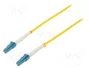 QOLTEC Cable de conexión de fibra óptica LC/UPC SMF 0,5m