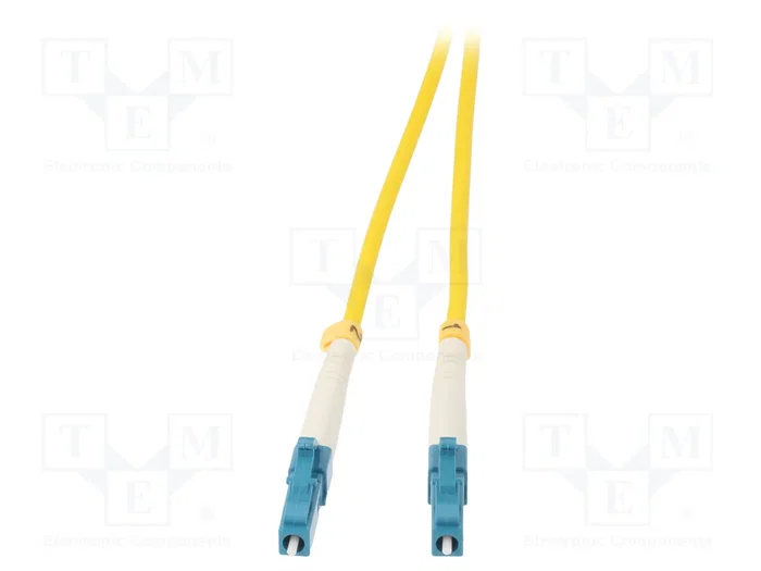 QOLTEC Cable de conexión de fibra óptica LC/UPC SMF 0,5m