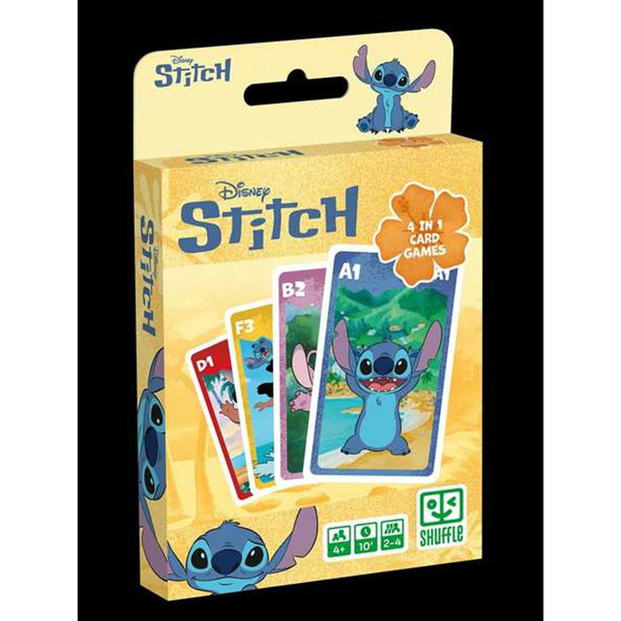 Shuffle Baraja Infantil Stitch 4 en 1 Shuffle Baraja Infantil Stitch 4 en 1