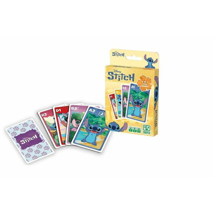 Shuffle Baraja Infantil Stitch 4 en 1 Shuffle Baraja Infantil Stitch 4 en 1