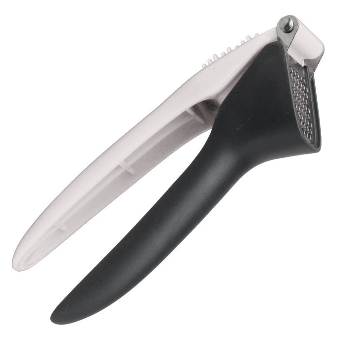 Cook Concept Prensa de Ajos, 17.5 cm, Material ABS y Acero Inoxidable, Colores Surtidos (Blanco, Gris, Burdeos)