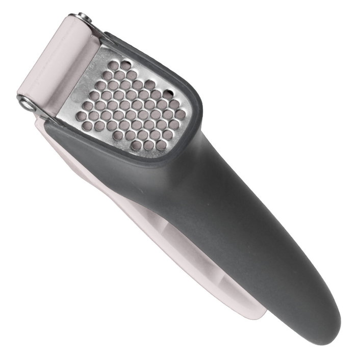 Cook Concept Prensa de Ajos, 17.5 cm, Material ABS y Acero Inoxidable, Colores Surtidos (Blanco, Gris, Burdeos)