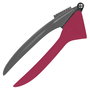 Cook Concept Prensa de Ajos, 17.5 cm, Material ABS y Acero Inoxidable, Colores Surtidos (Blanco, Gris, Burdeos)