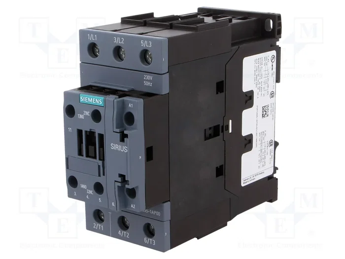 SIEMENS 3RT2035-1AP00 Contactor 3-polar 40A 230VAC SIEMENS 3RT2035-1AP00 Contactor 3-polar 40A 230VAC