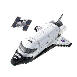 DEQUBE C56051W Space Shuttle Discovery 475 Pcs CADA Modelo Ensamblaje
