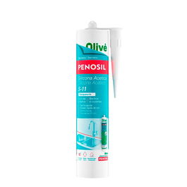 Penosil 311 Silicona Acética Transparente Antimoho para Cocinas y Baños 280 ml