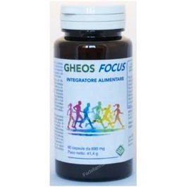 GHEOS Focus 60Cap. Complemento para la Concentración y Rendimiento Mental con Ginkgo Biloba
