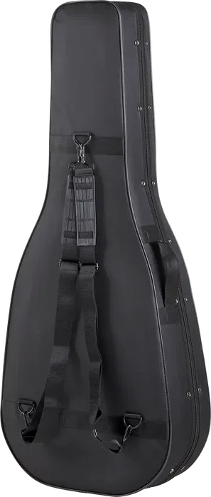 TOBAGO Funda Semirrígida Guitarra Acústica Dreadnought y Auditorium Negro Poliéster 600D Terciopelo