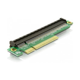 DeLOCK Tarjeta Riser Extension PCIe x8 a x16, Placa de Extension Alambrica Plug and Play, Para PC