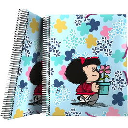 Grafoplás Carpeta 30 Fundas Espiral Maxiplás A4 C-Sobre Cierre C-Goma Mafalda 24 Lively