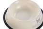 DKD Home Decor Bol Básicos de Metal, Set de 4 Piezas Beige, Comedero 1.5L, Dimensiones 29x29x6.5 cm