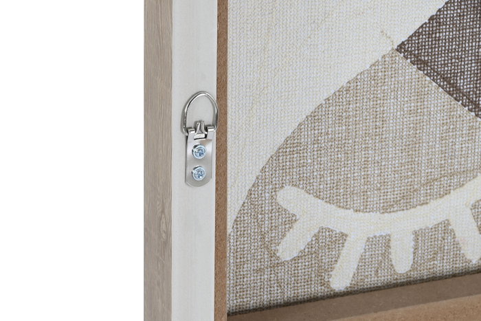 DKD Home Decor Cuadro Lana MDF 53x4,3x73 Cara Abstracto Surtido de 2