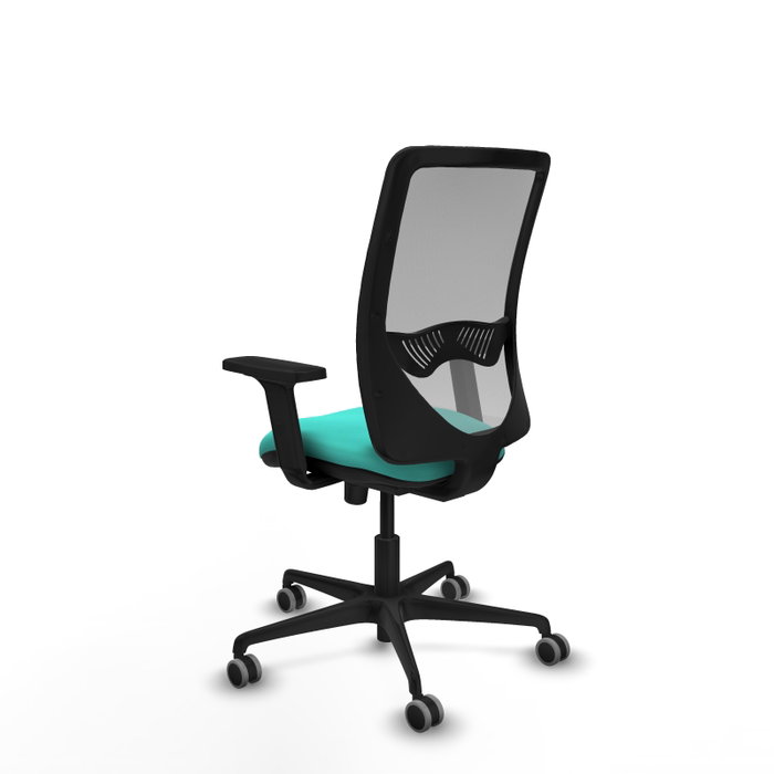 PIQUERAS Y CRESPO Silla de oficina Zulema con mecanismo Sincro, Turquesa y Gris PIQUERAS Y CRESPO Silla de oficina Zulema con mecanismo Sincro, Turquesa y Gris