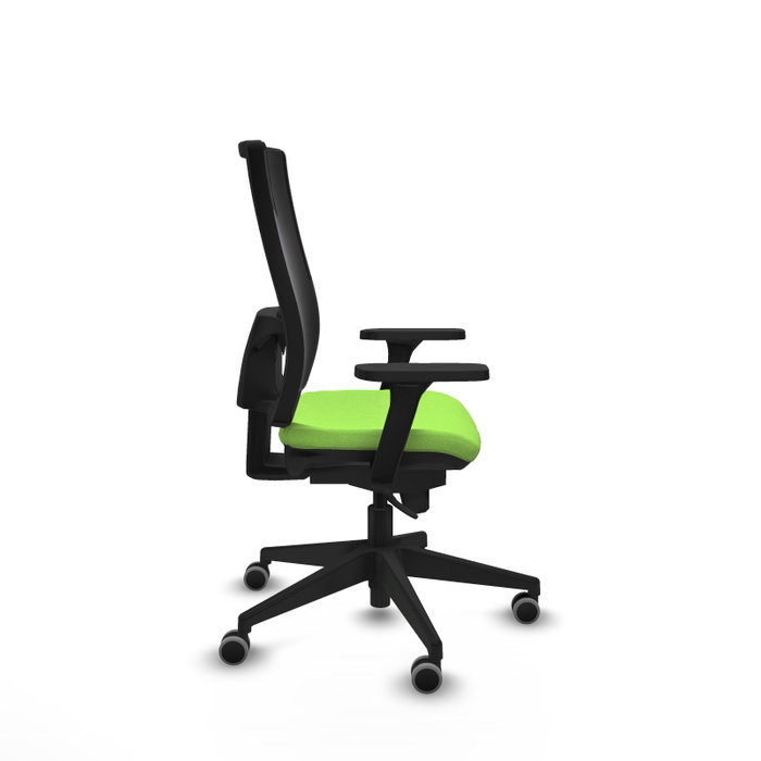 PIQUERAS Y CRESPO Silla de oficina Horna con mecanismo Sincro, Pistacho y Negro PIQUERAS Y CRESPO Silla de oficina Horna con mecanismo Sincro, Pistacho y Negro