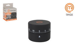 Inde Temporizador de Cocina Manual, 59 x 45 mm, Temporizador Mecánico con Ventosa para Encimera (4 Unidades)