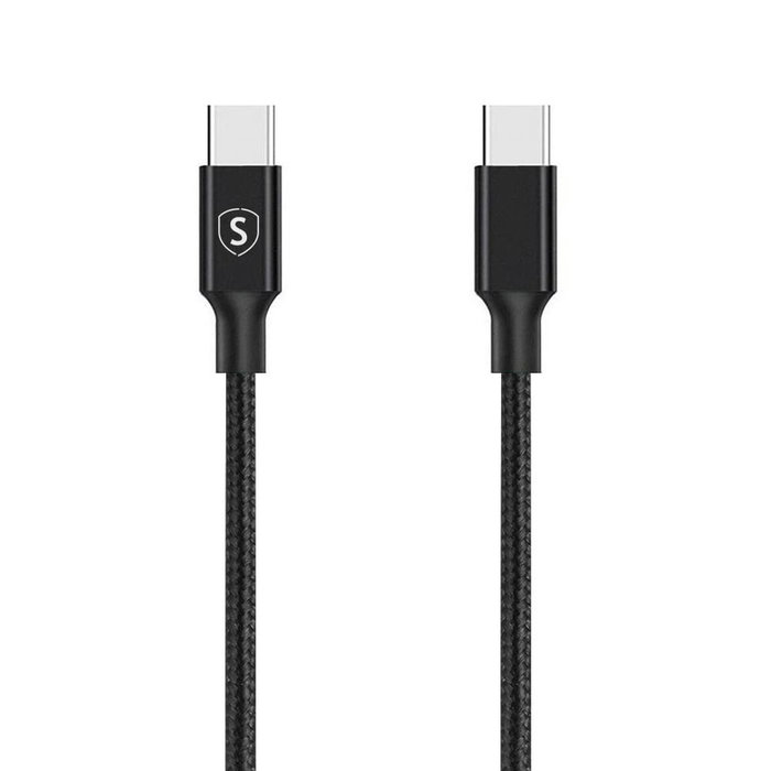 Baseus Cable Cafule USB-C a USB-C 60W 1m Negro/Gris