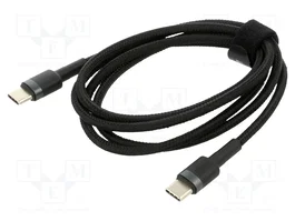 Baseus Cable Cafule USB-C a USB-C 60W 1m Negro/Gris