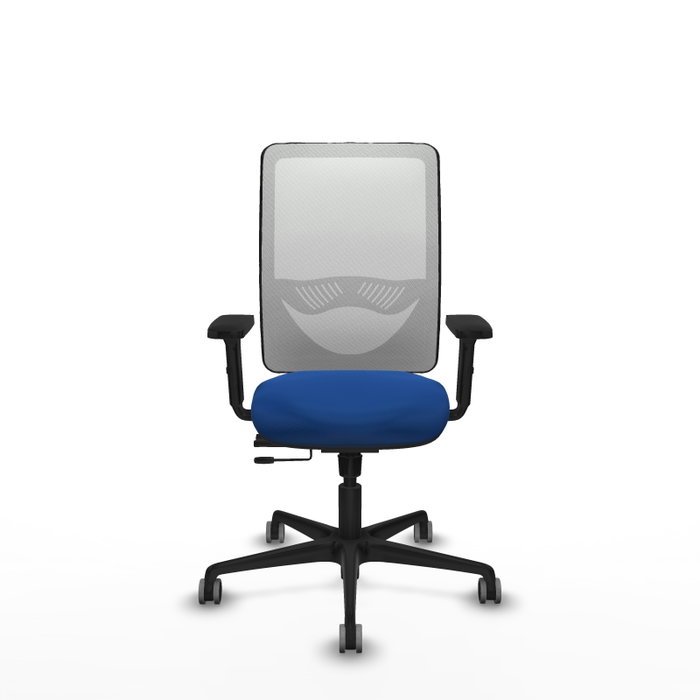 PIQUERAS Y CRESPO Silla de oficina Zulema con mecanismo Sincro/Traslack, Azul y Blanco PIQUERAS Y CRESPO Silla de oficina Zulema con mecanismo Sincro/Traslack, Azul y Blanco