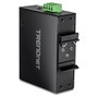 Trendnet TI-BF22SFP Convertidor de Medios Industrial 2 Puertos SFP a Gigabit PoE++ Negro