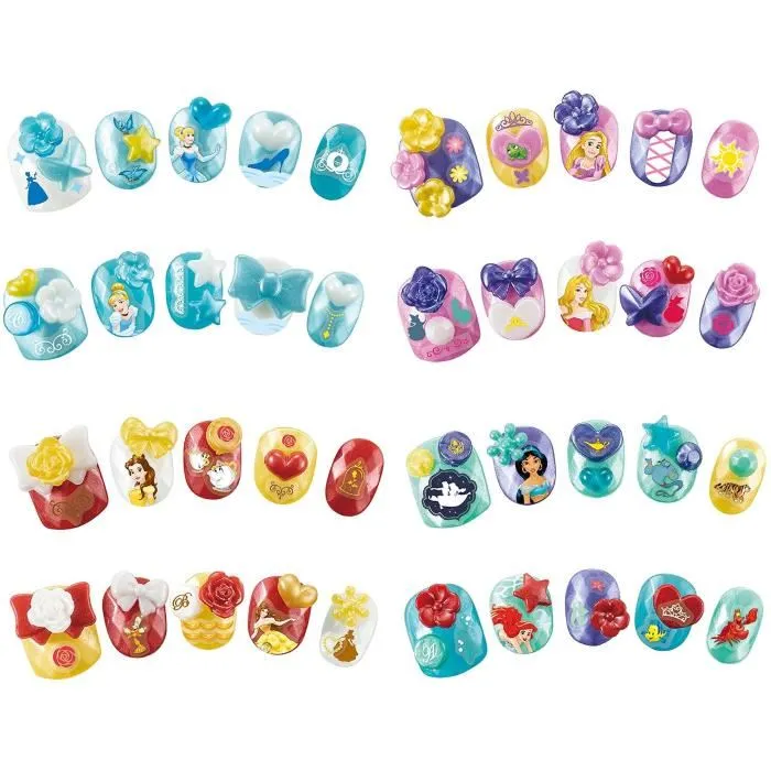 Aquabeads 35006 Estudio De Uñas Princess Disney Manualidades Decoración Reutilizables +4 Años