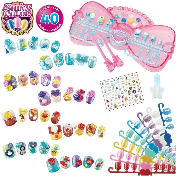 Aquabeads 35006 Estudio De Uñas Princess Disney Manualidades Decoración Reutilizables +4 Años
