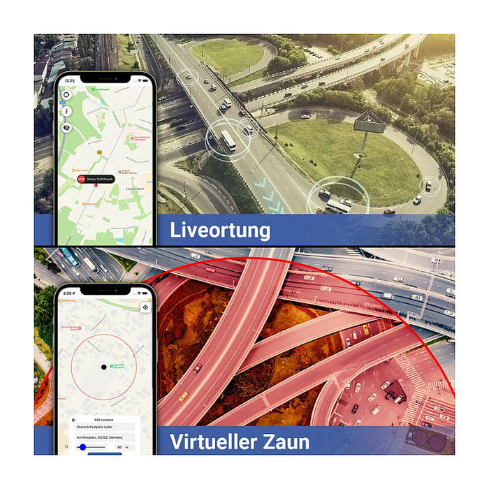 YUKAtrack easyWire 2G AIO Rastreador GPS para Coche con SIM + Datos Plan, Universal, Negro, IP65, Resistente al Agua