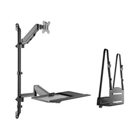 Equip Soporte Pared 650170 para Monitor VESA Hasta 32 Pulgadas Estación Trabajo Ergonómica