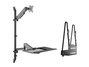Equip Estación de Trabajo de Pared 650170 para Monitor de 17-32 Pulgadas, Negro
