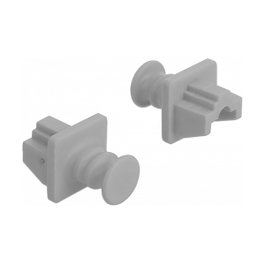 DeLOCK 86508 Cubierta antipolvo para puerto RJ-45, 10 unidades, Gris